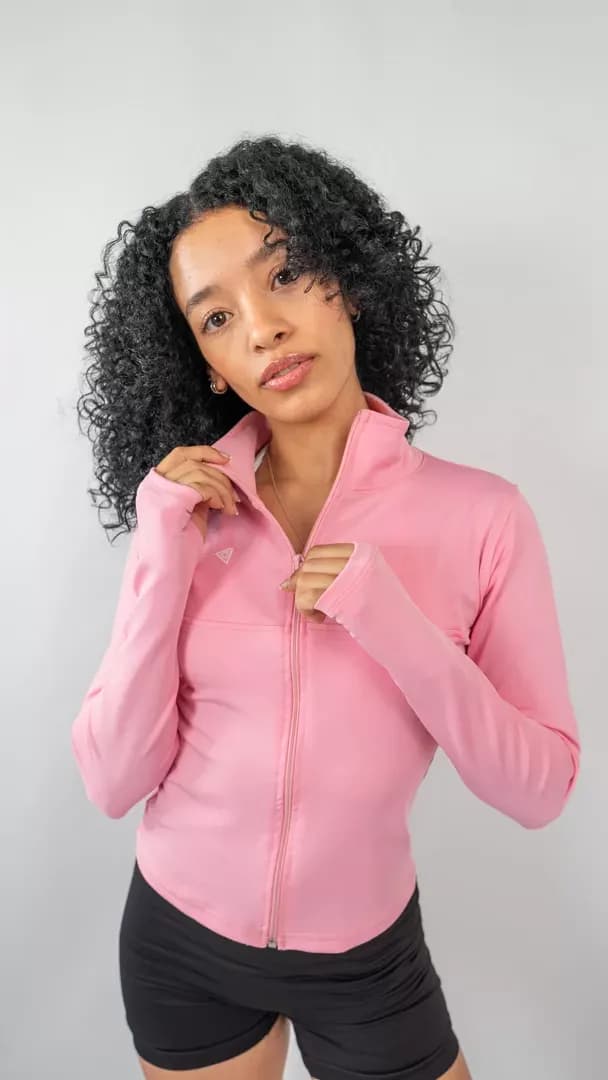 Jacket Glitch Rosa