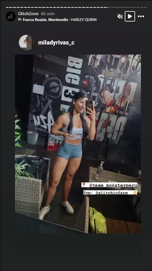 @miladyrivas_c con sus prendas Glitch